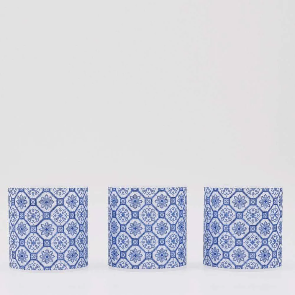 Kerzenhalter „Azulejos“ – 3 Stück