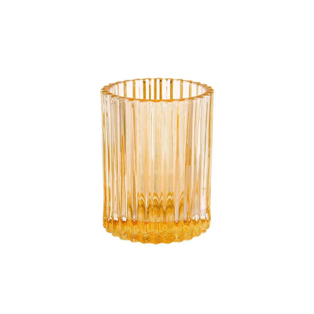 Kerzenhalter Comodo, 70x55 mm, creme-gelb - Stilvolle Dekoration | Packung (1 Stück)