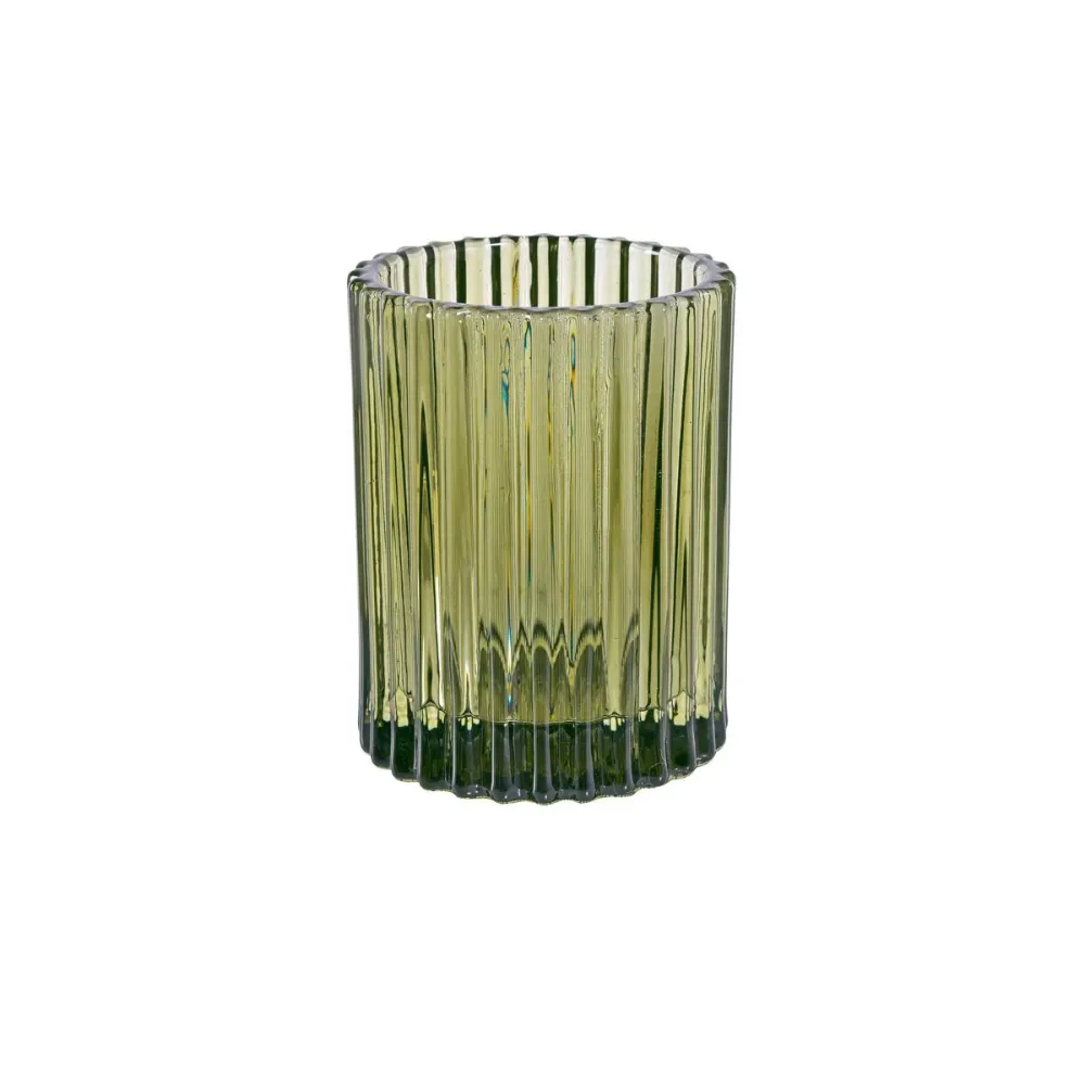 Kerzenhalter Comodo, 70x55 mm, dunkelgrün - Elegantes Design | Packung (1 Stück)