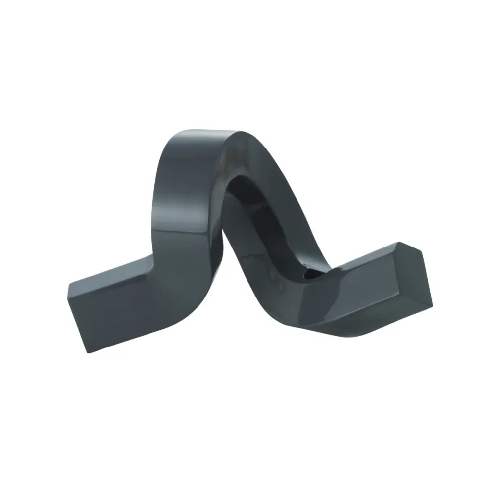 Kerzenhalter CROOKED ONE grau