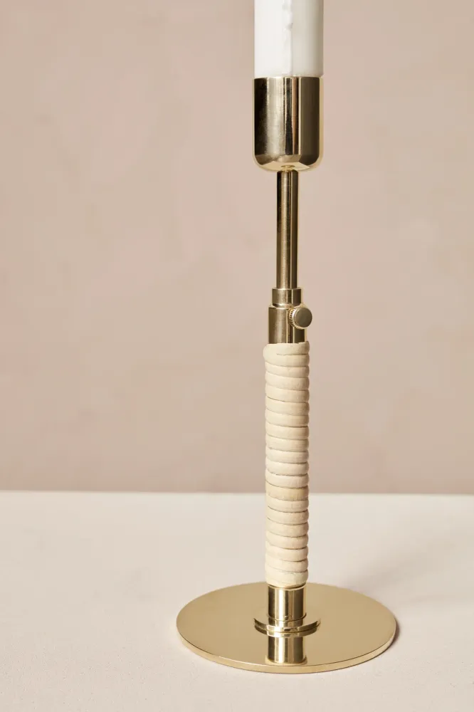 Kerzenhalter DUCA poliertes Messing