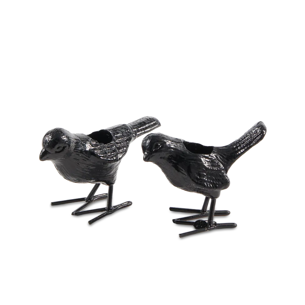 Kerzenhalter FLOCK BIRDS schwarz