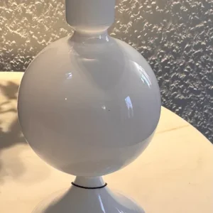 Kerzenhalter Glas Sparkle Ball von Present Time weiß