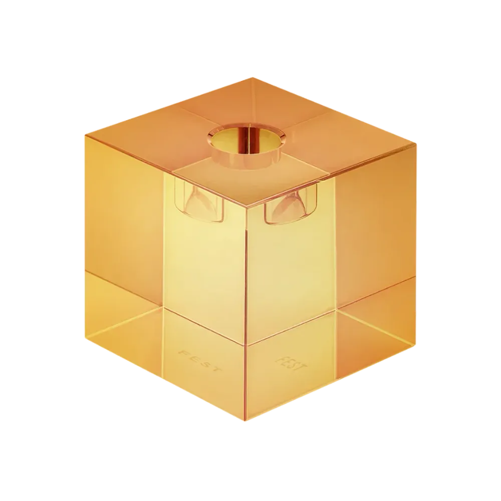 Kerzenhalter OTTO orange