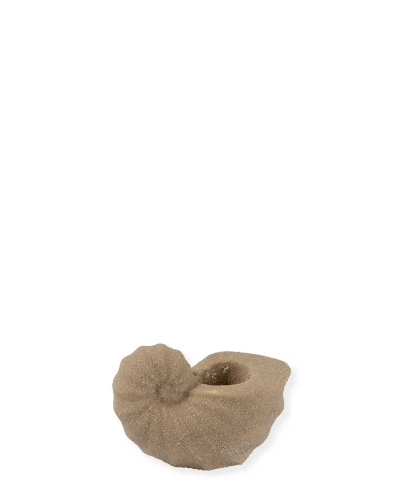 Kerzenständer Muschel beige 2er-Set
