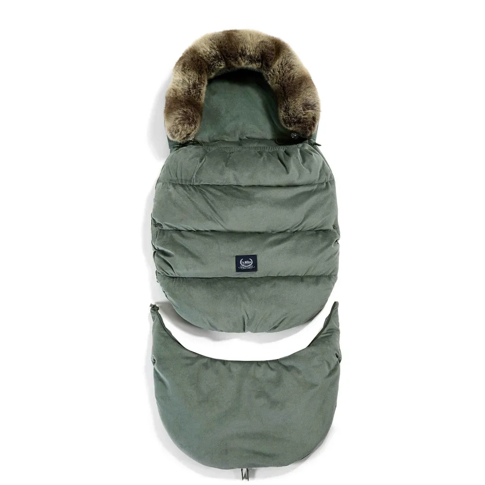 Kinderwagen Fußsack Combo mit Verlängerung, Khaki