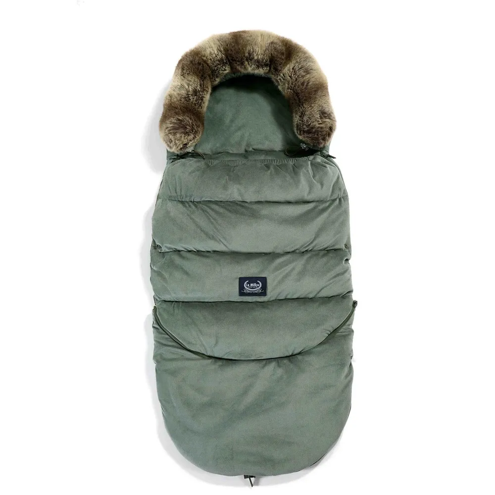 Kinderwagen Fußsack Combo mit Verlängerung, Khaki