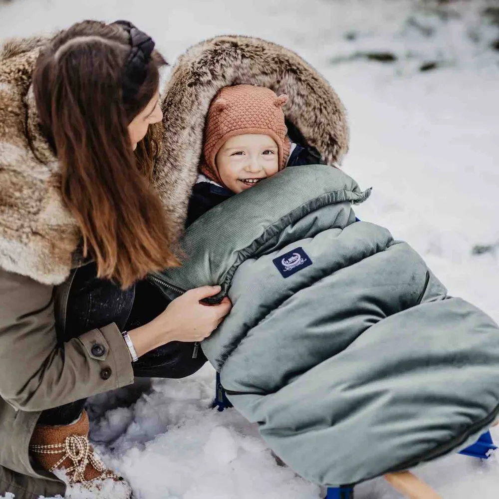 Kinderwagen Fußsack Combo mit Verlängerung, Khaki
