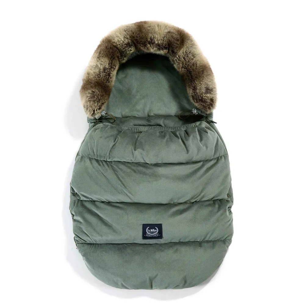 Kinderwagen Fußsack Combo mit Verlängerung, Khaki