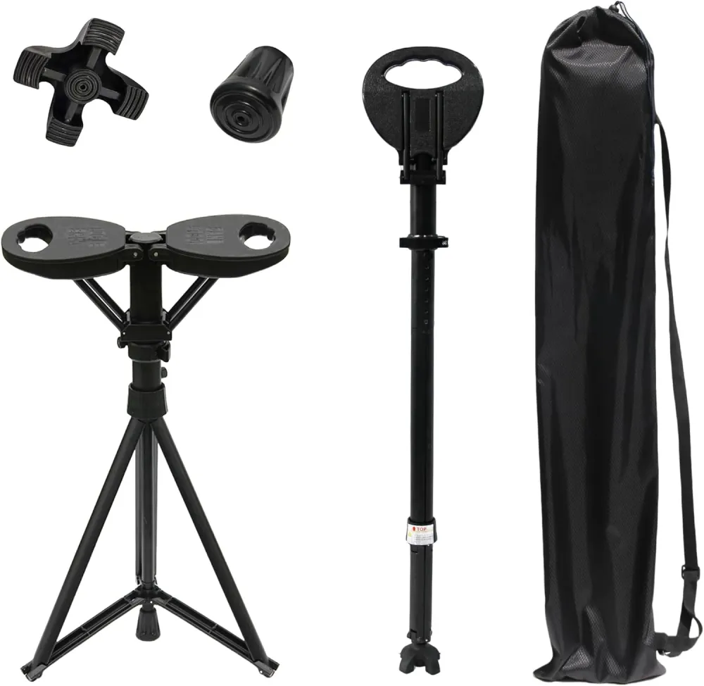 Klappstock mit Sitz – StepMate
