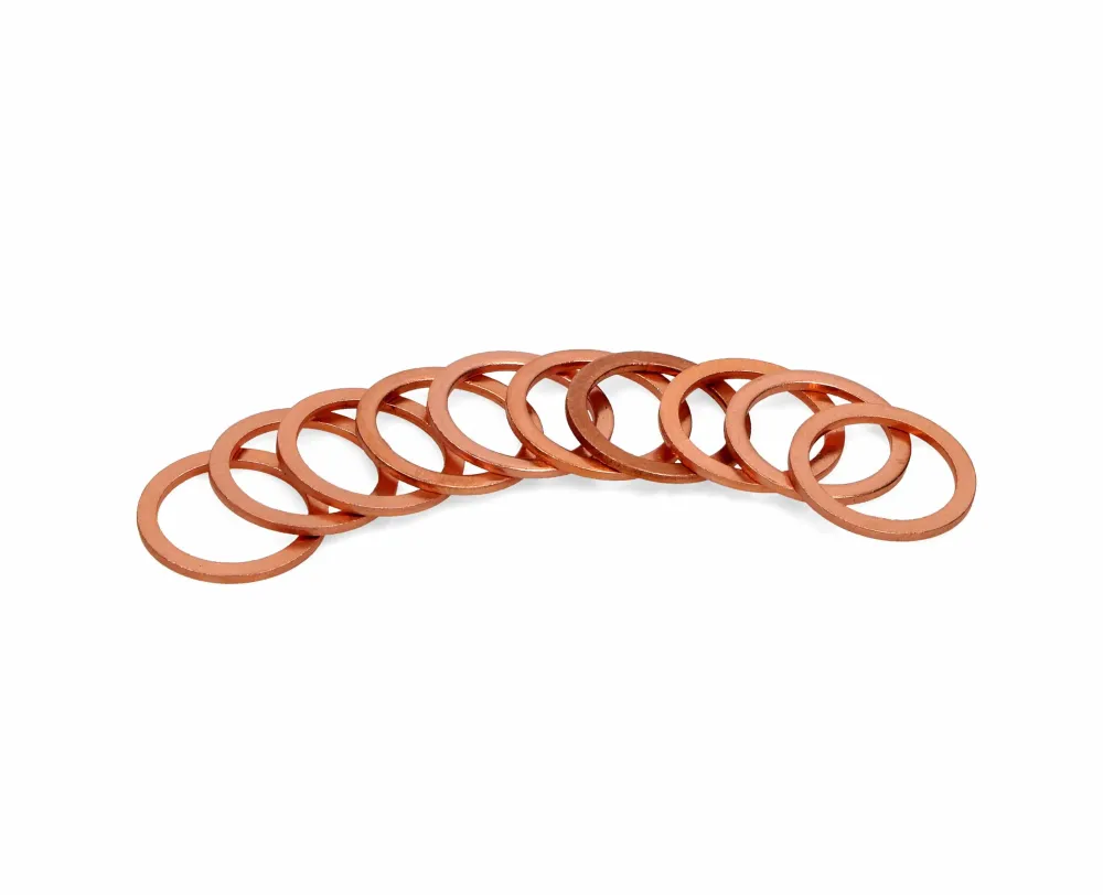 Klavierkupferdichtung Kit für Kaffeemaschine Ø22x17x1.5mm 10 Stcs.