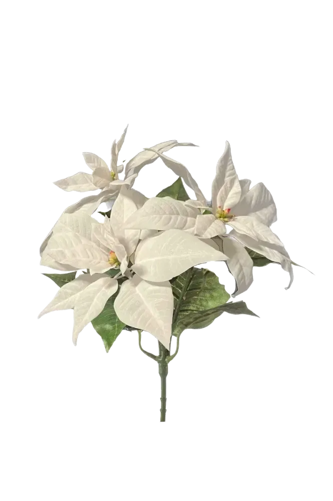 Künstliche Poinsettia - Augustus | 32 cm