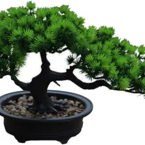 Künstlicher Bonsai Baum 19cm Japanische Kiefern-Bonsai im
