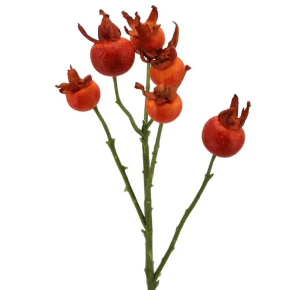 Künstlicher Hagebuttenpick - Helen, 35 cm