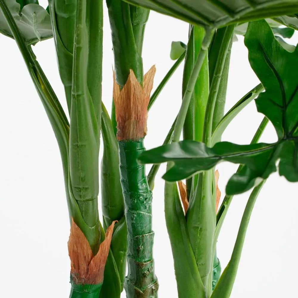 Kunstpflanze Philodendron – H120 x Ø80 cm – Grün