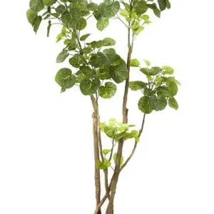 Kunstpflanze Polyscias Aralia – 135cm – Hochwertiger künstlicher Zimmerbaum mit vielen naturgetreuen Blättern – Immergrüne...