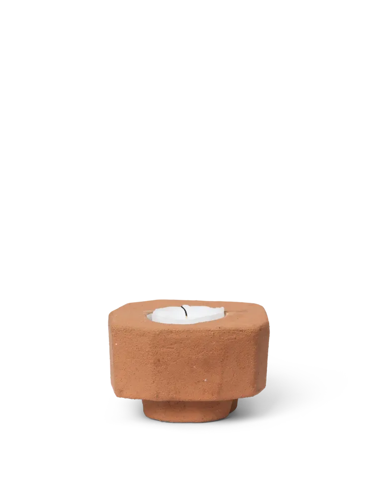 Kurinu Candle Holder - Terracotta