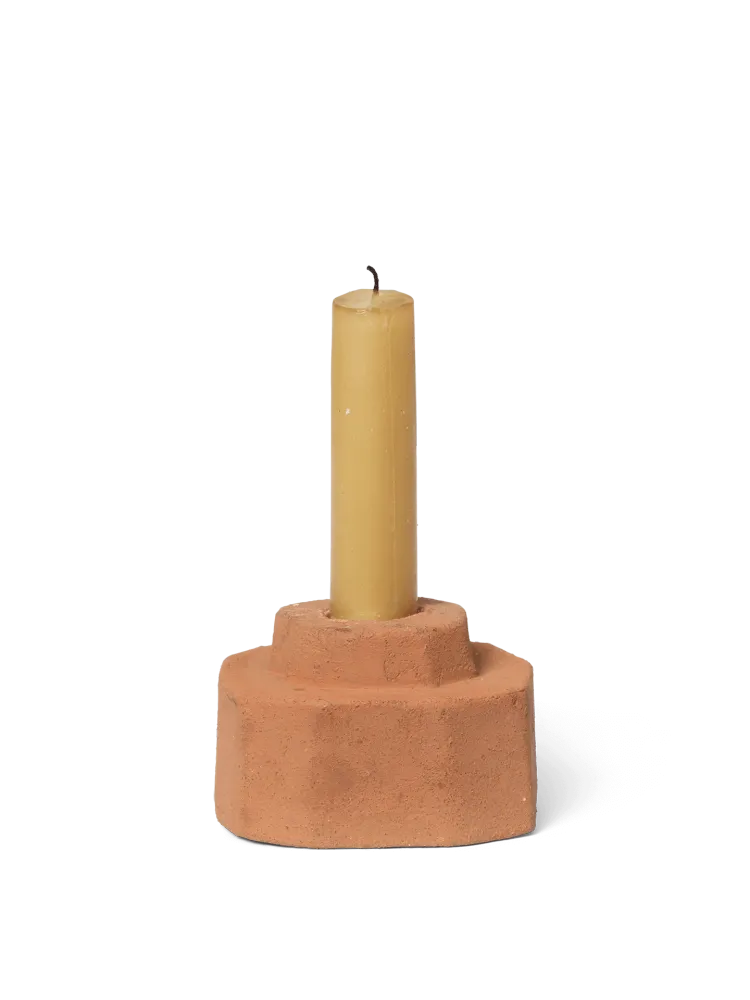 Kurinu Candle Holder - Terracotta