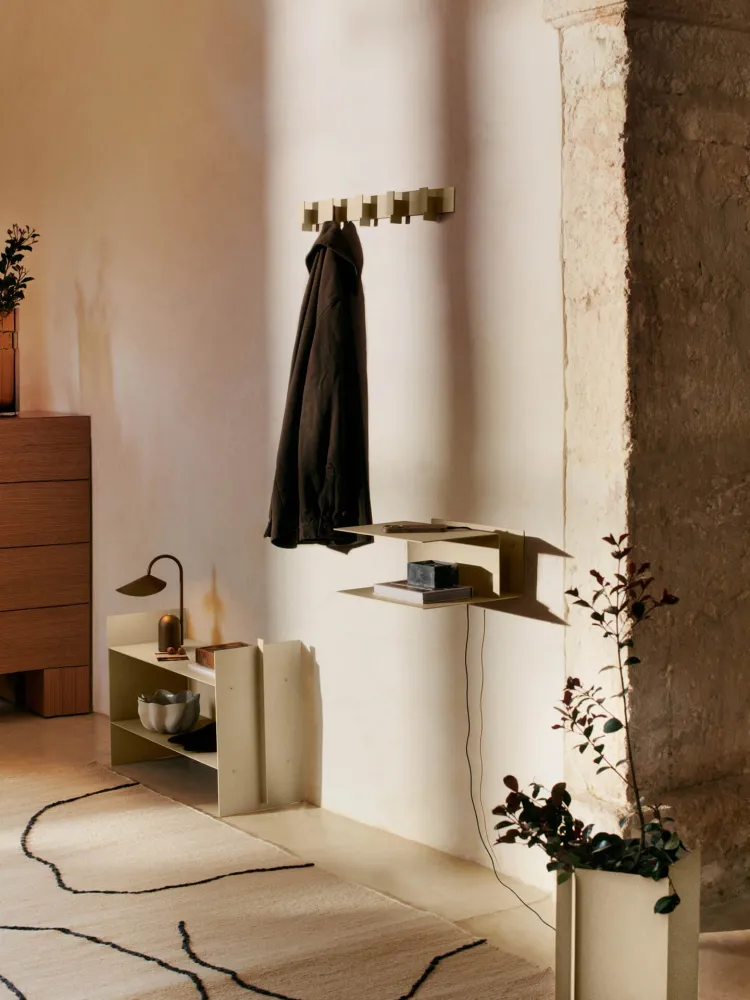 Lager Bedside Table - Cashmere