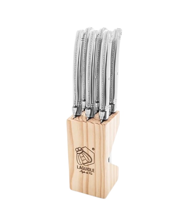 Laguiole Premium Line 6 Steakmesser Edelstahl