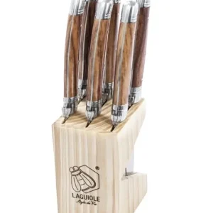 Laguiole Style de Vie Steakmesser Premium Line Holz - 6 Stück