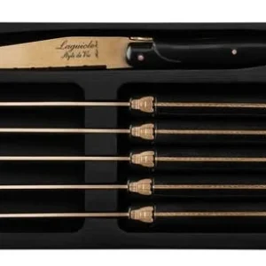 Laguiole Style de Vie Steakmesser Prestige Line Kupfer - 6 Stück