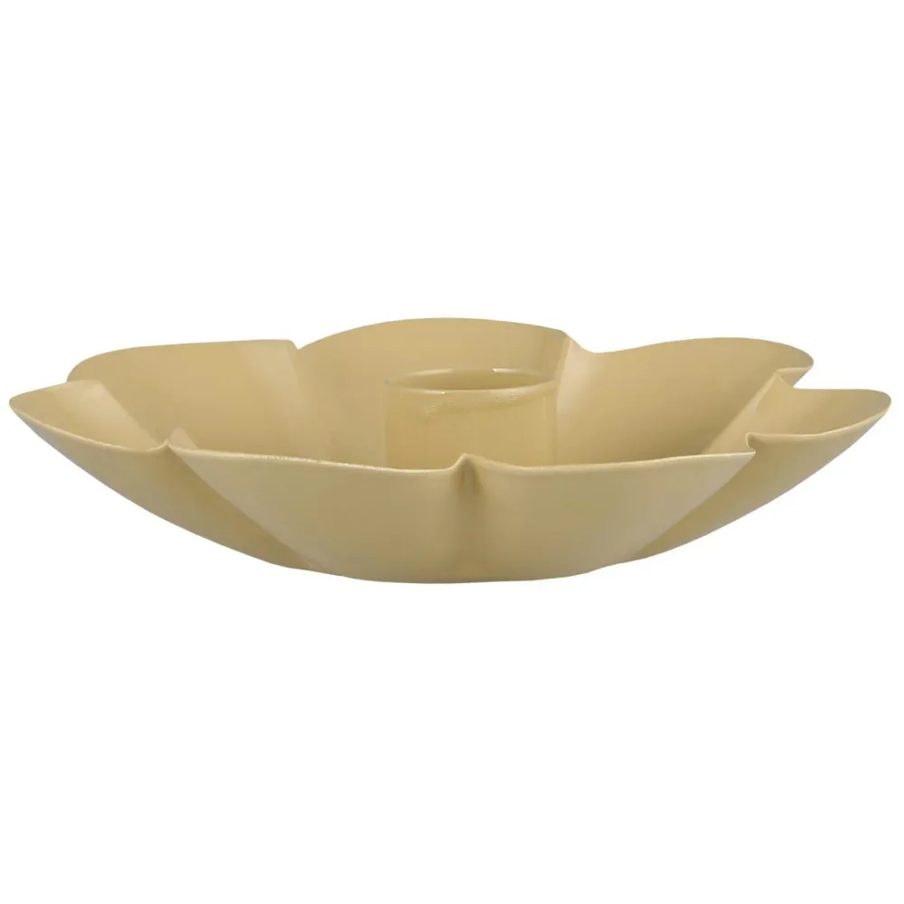 Ib Laursen / Kerzenhalter f/2,2 cm Kerze Blume wheat straw