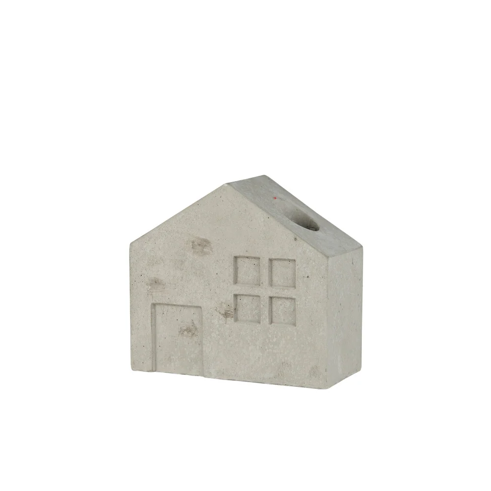 Ib Laursen Kerzenhalter Haus S, grau