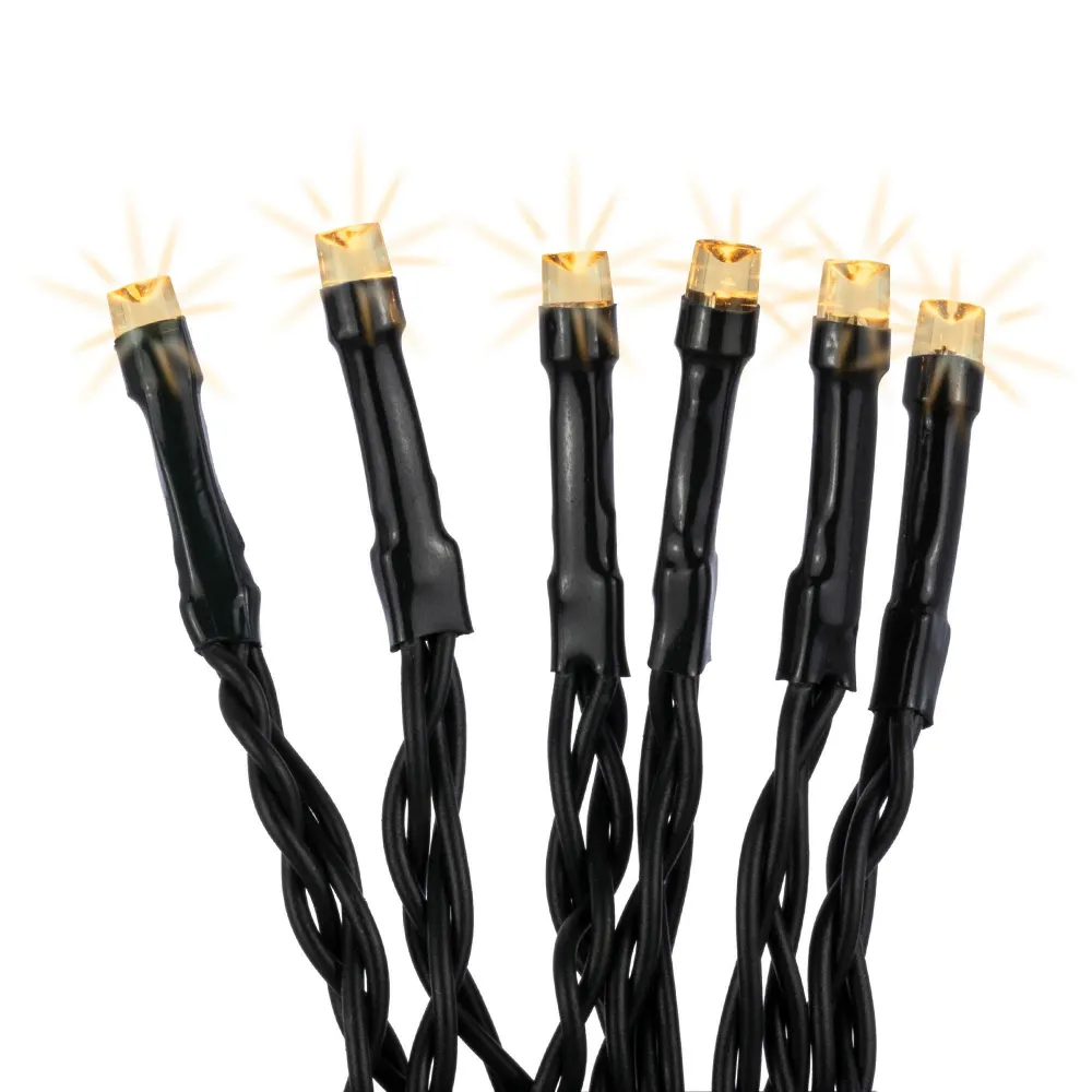 LED-Lichterkette, 100 LEDs, umschaltbar von ww auf Multicolor, batteriebetrieben