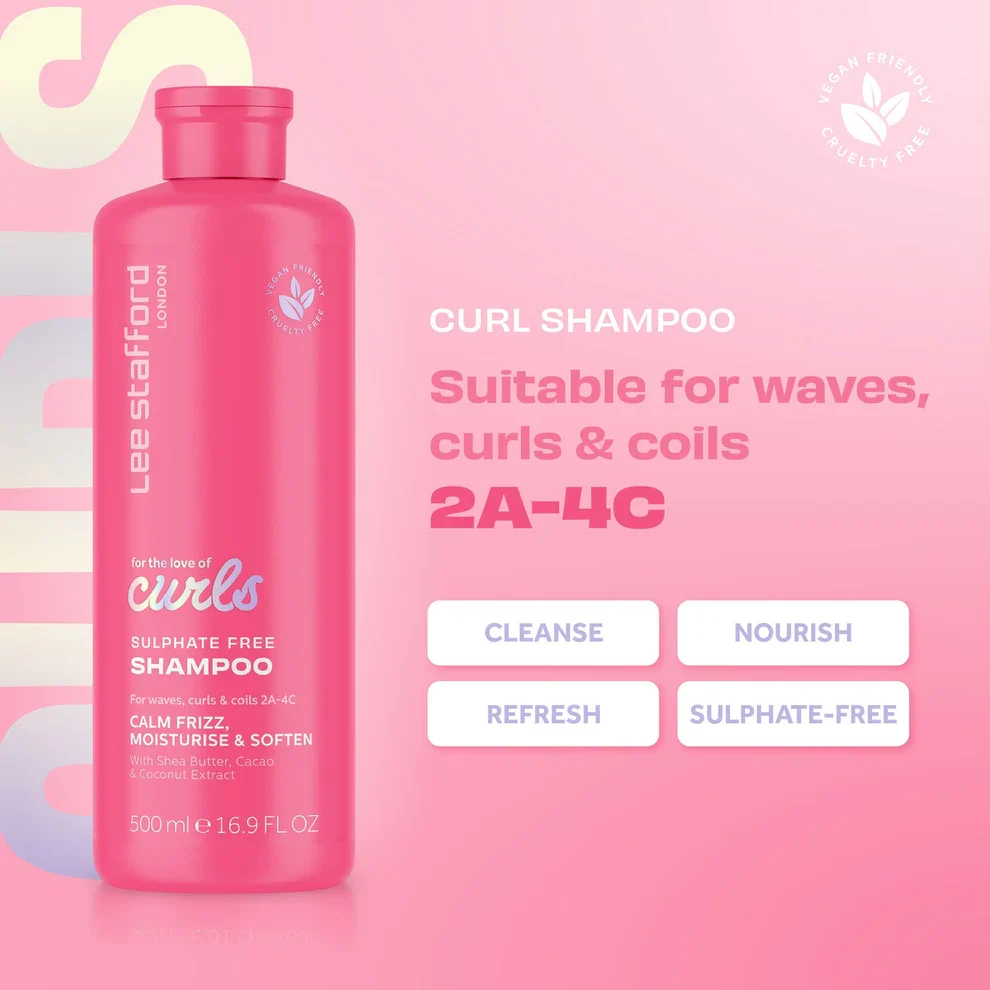 Lee Stafford Love Curls Shampoo, 500 ml