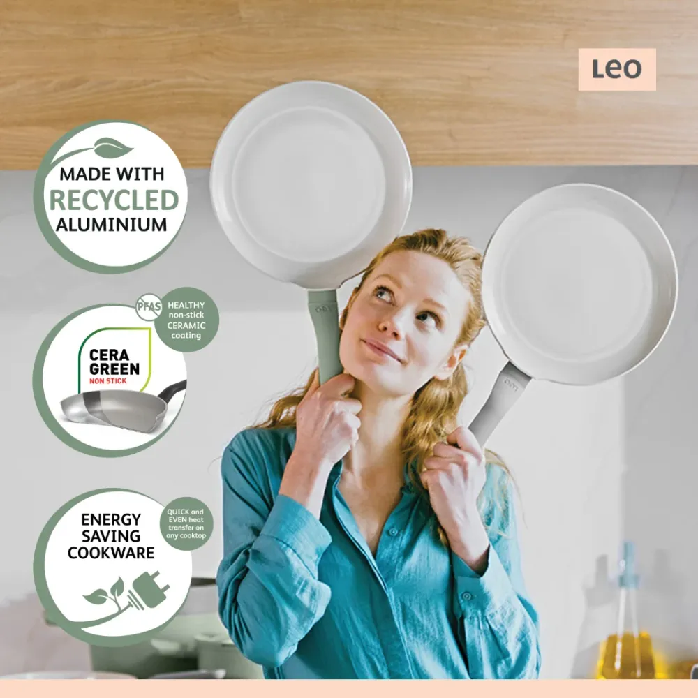 LEO Bratpfanne antihaft Balance Sage - Ø 32cm