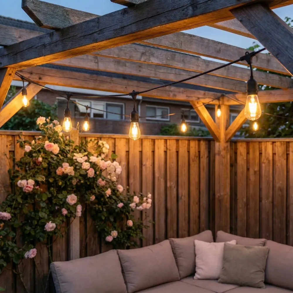 Lichterkette für Partys | Komplettes Set | Enthält 30 Lichtquellen | 30 Meter | Verbindbare Lichterkette