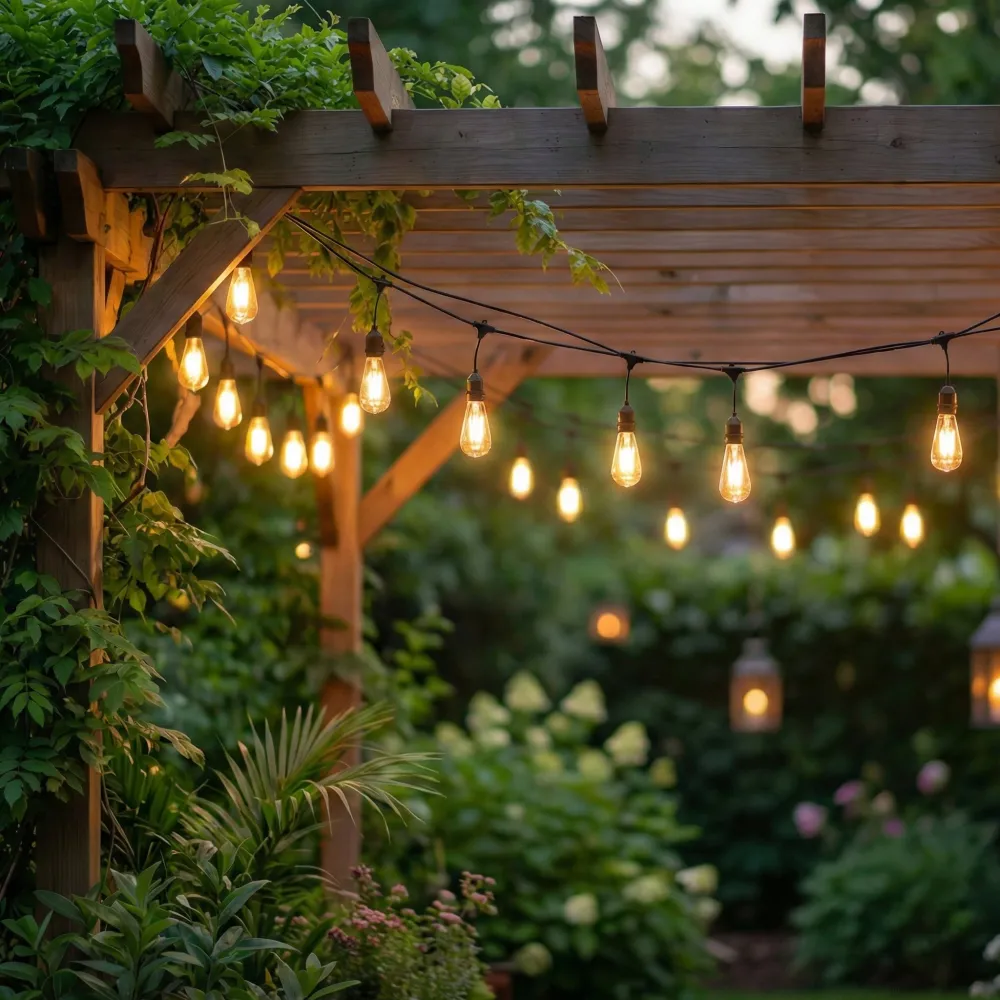 Lichterkette für Partys | Komplettes Set | Enthält 30 Lichtquellen | 30 Meter | Verbindbare Lichterkette