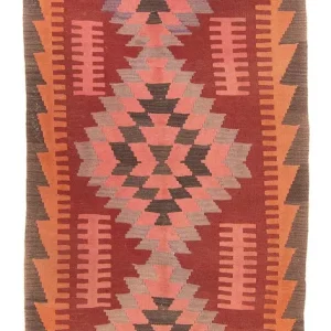 Läufer Kelim - Old - 270 x 110 cm - mehrfarbig