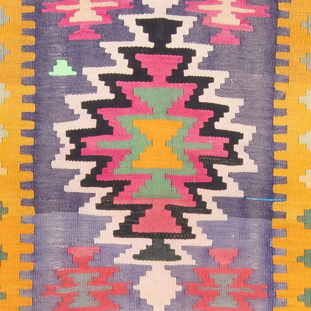 Läufer Kelim - Old - 360 x 147 cm - mehrfarbig