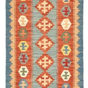 Läufer Kelim - Oriental - 198 x 61 cm - mehrfarbig