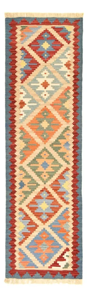 Läufer Kelim - Oriental - 200 x 63 cm - mehrfarbig