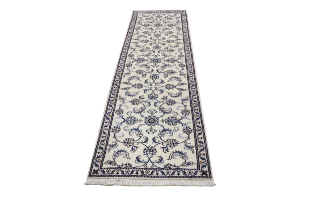 Läufer Perser - Nain - 293 x 78 cm - creme