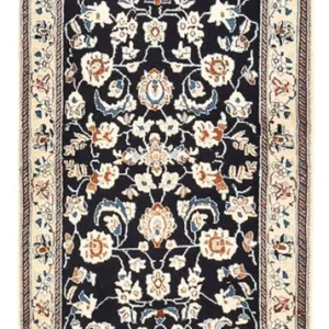 Läufer Perser - Nain - Royal - 180 x 68 cm - dunkelblau