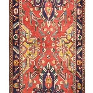 Läufer Perser - Täbriz - 354 x 117 cm - mehrfarbig