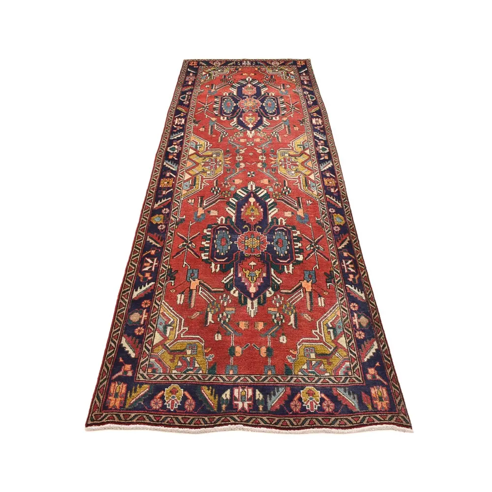 Läufer Perser - Täbriz - 354 x 117 cm - mehrfarbig