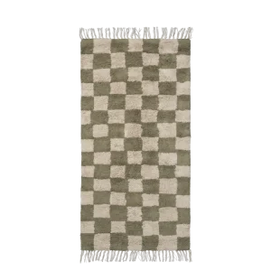 Mara Washable Rug - Elm Green/Warm Sand