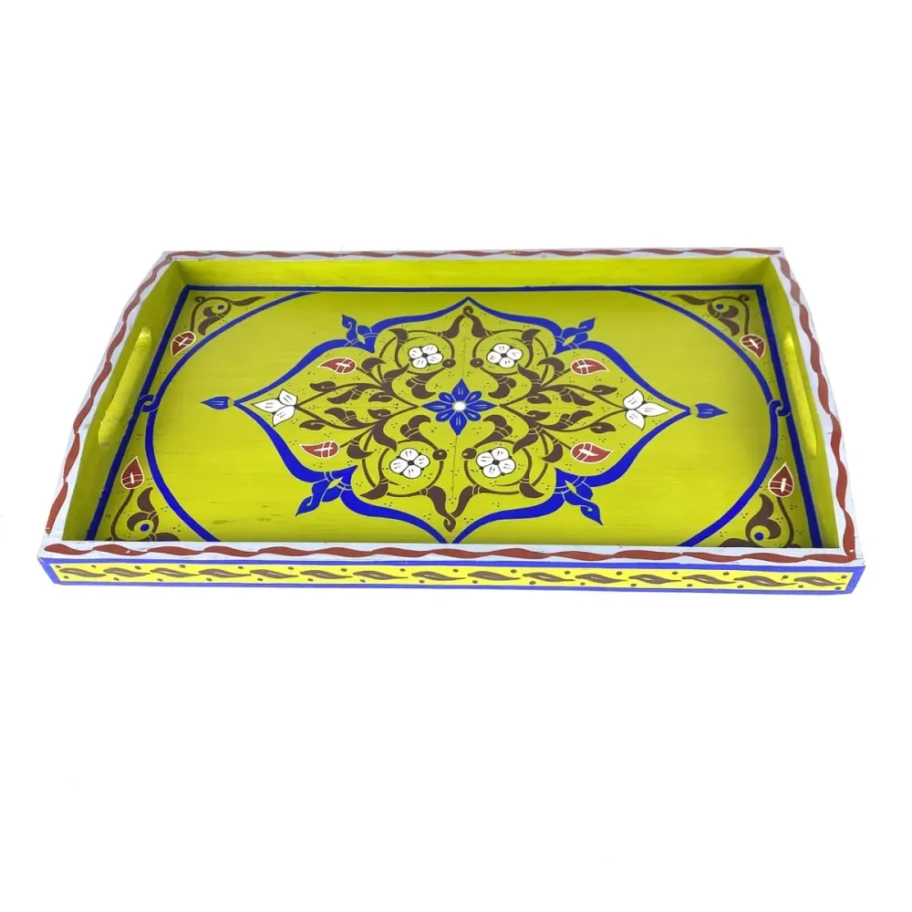 Marokkanisches Pistazien-Grüntee-Tablett 47x28