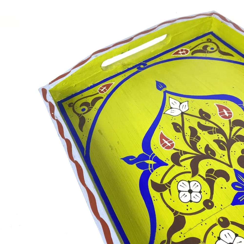 Marokkanisches Pistazien-Grüntee-Tablett 47x28