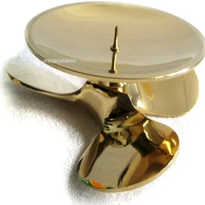 massiver Kerzenständer- Kerzenhalter - Propeller