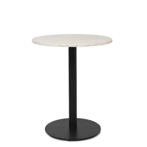 Mineral Café Table - Bianco Curia - Black