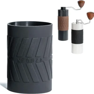 NEOUZA Silikonhülle für manuelle Kaffeemühle, verstellbar, Abdeckung für Espresso-Handmühle, Hülle für Kaffeebohnenmühle,...