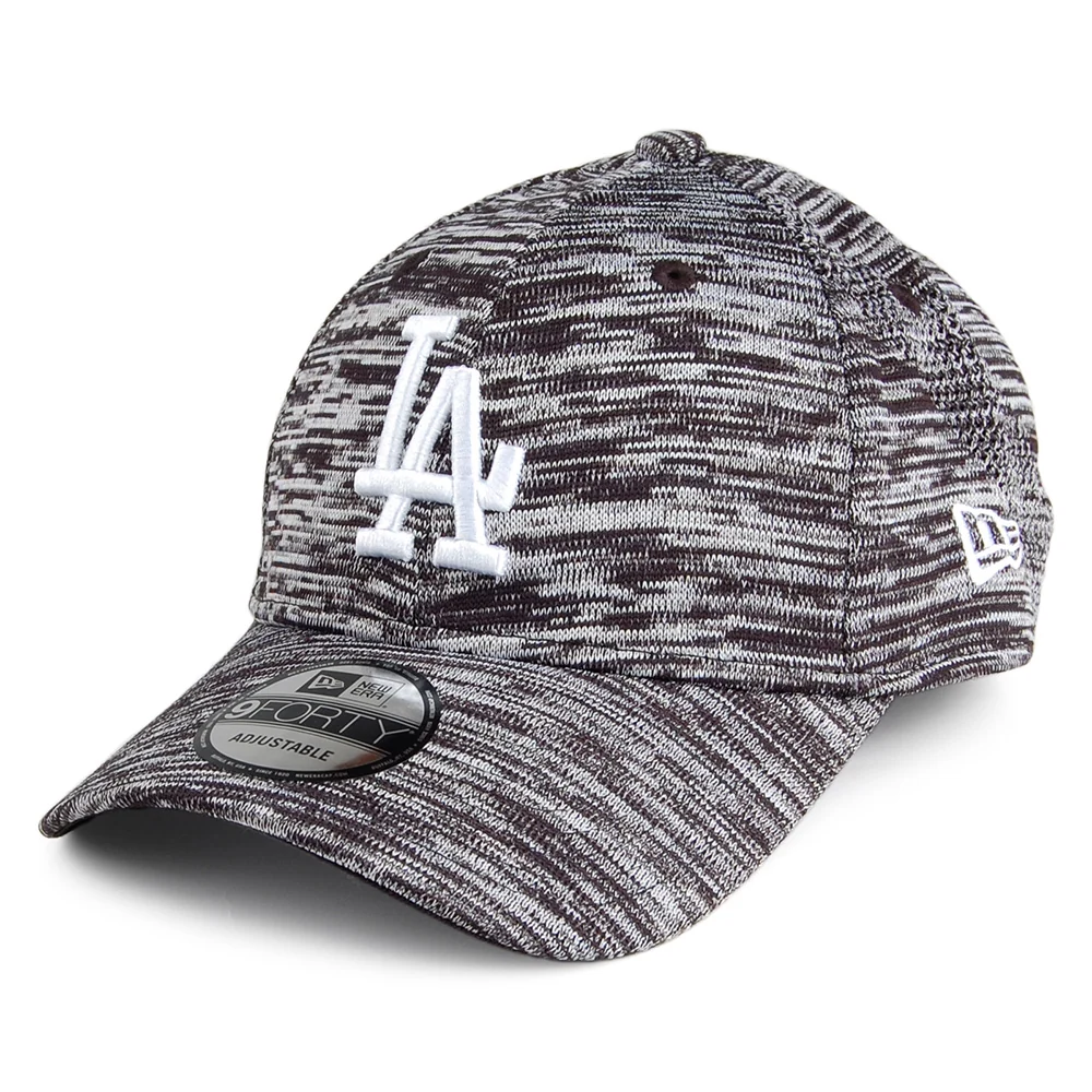 New Era 9FORTY L.. Dodgers Baseball Cap - Engineered Fit - Schwarz Meliert