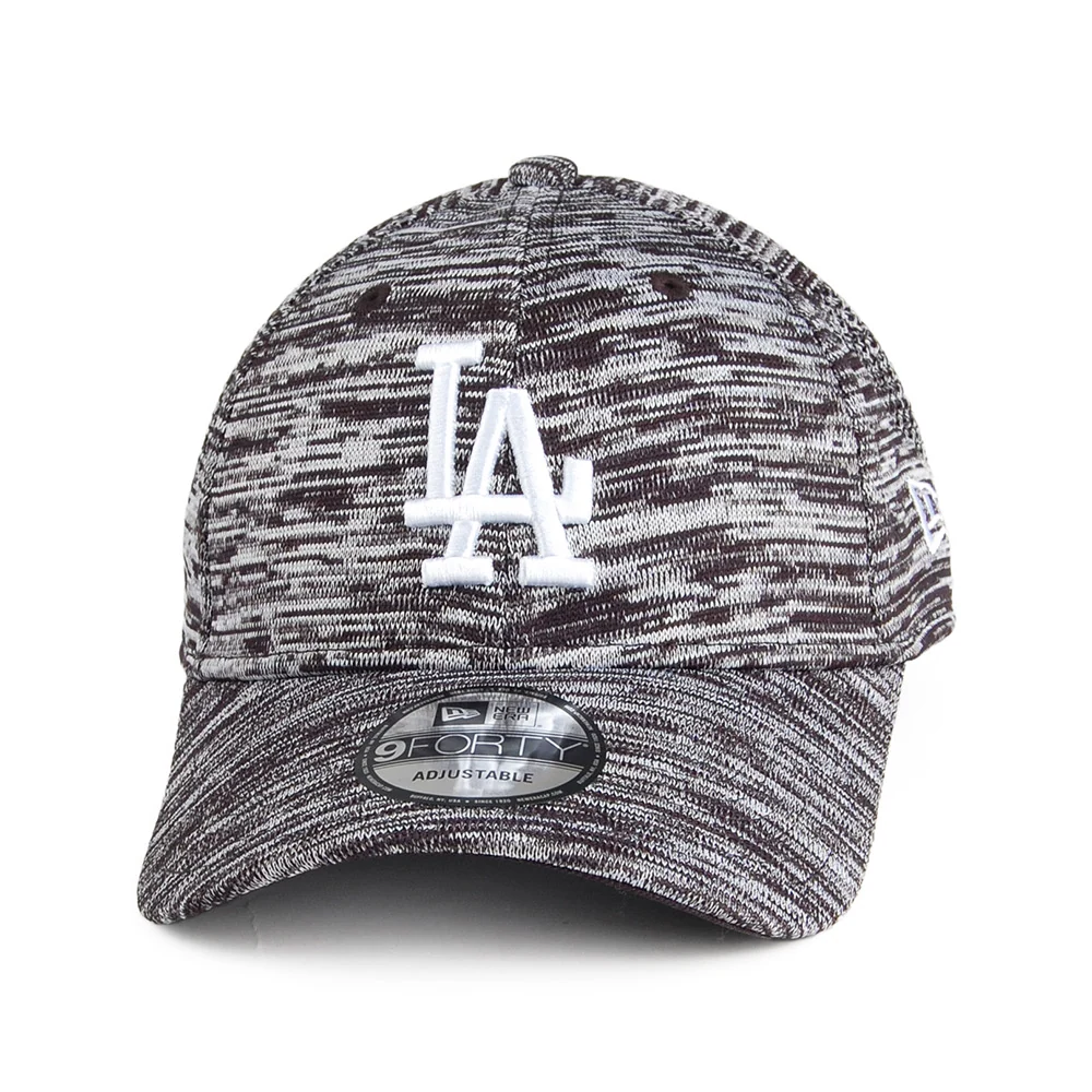 New Era 9FORTY L.. Dodgers Baseball Cap - Engineered Fit - Schwarz Meliert