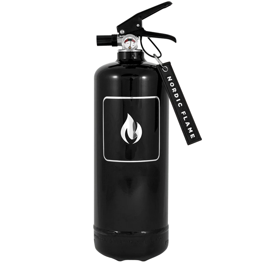 SCHWARZER 2KG KLASSISCHER FEUERLÖSCHER NORDIC FLAME